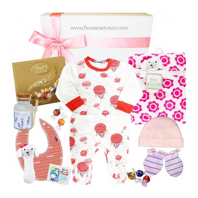 Gorgeous New Mum & Baby Girl Gift Box - Baby Gifts