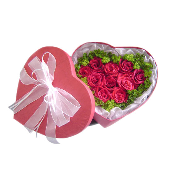 Hearts Surprise Box - Flower Box