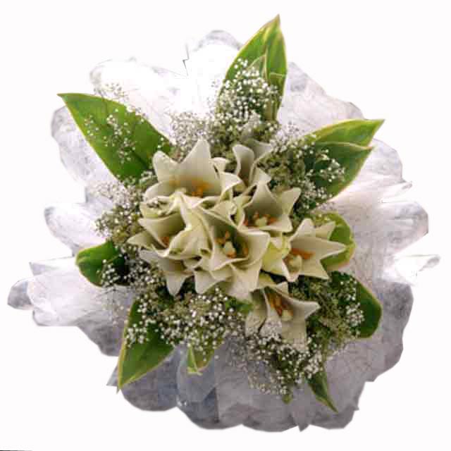 White Linen - Hand Bouquets