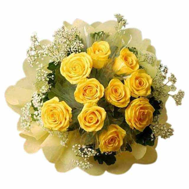 Tie a Yellow  Ribbon - Yellow Roses