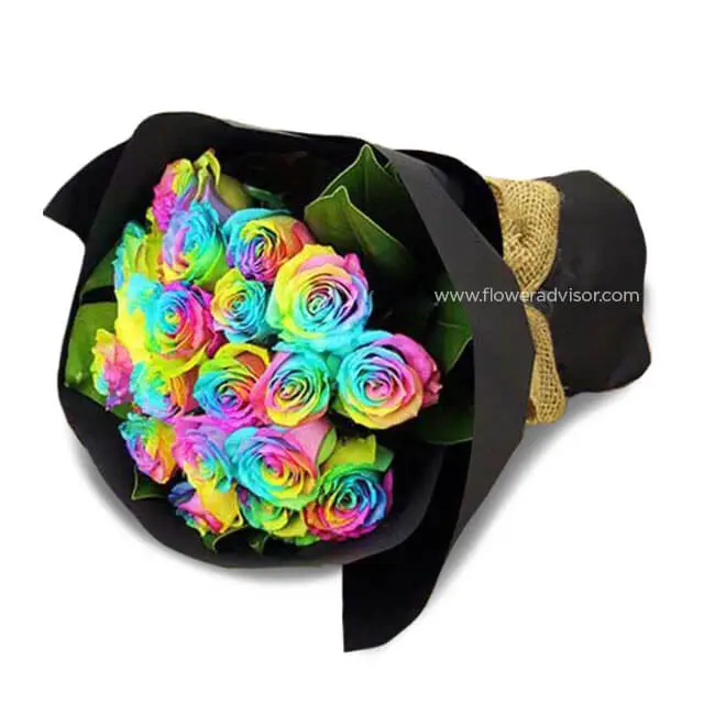 Forever Rainbow Love - Mixed Flowers