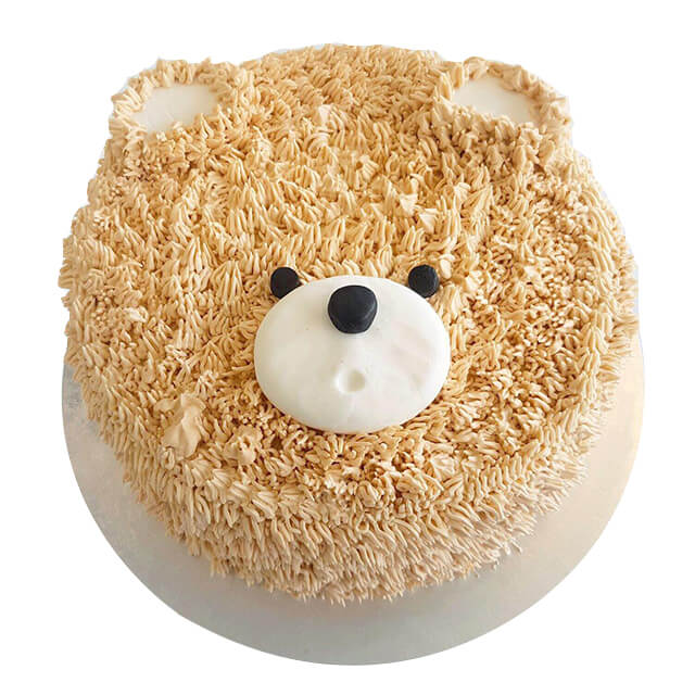 Teddy Cake (0.5kg) - Customized Cakes