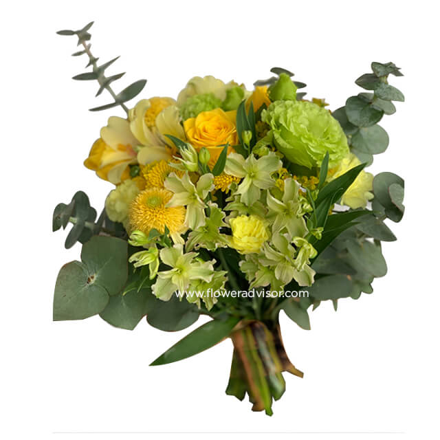 Yellow Grand Bouquet - Get Well Soon