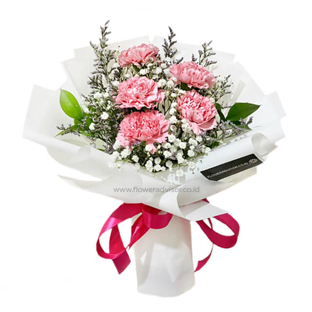 Film Out - Elegant Carnation Bouquet - Mothers Day