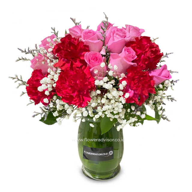Super Flowers - Mixed Flowers in Vase - Get Well Soon
