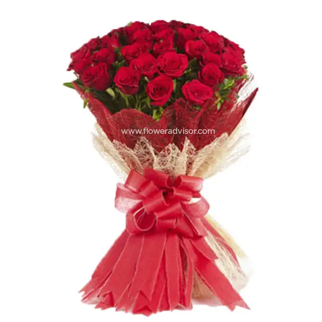 Fifty Shades of Red Roses - Anniversary