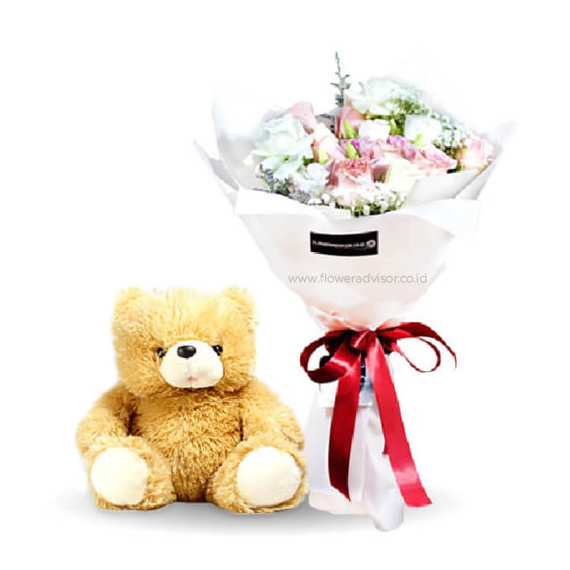 Youre My Beary Valentine - Romance Flower Gift