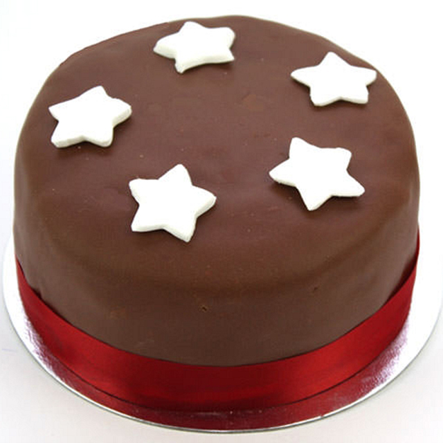 Chocolate Star Cake - Birthday