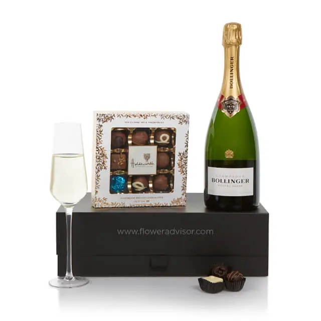 Bollinger Champagne and Chocolates - Anniversary