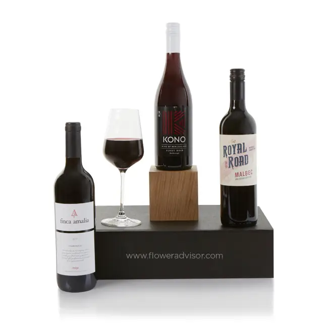 Red Wine Trio - Wine Gifts Basket