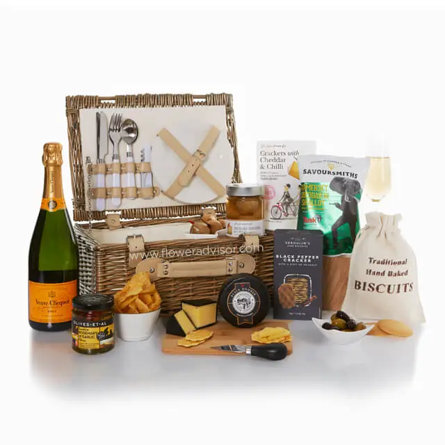 Summer Champagne Picnic Hamper (disabled) - Fathers Day