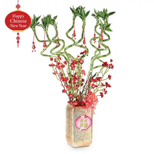 CNY 2022 - Auspicious Bamboo Floral Gift - Chinese New Year