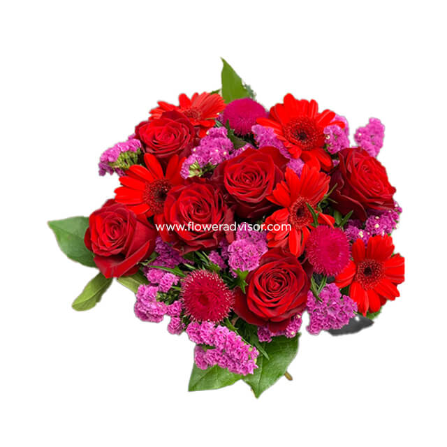 Red Bliss Bouquet - Get Well Soon