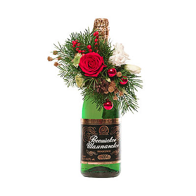 Flowery Champagne - Christmas