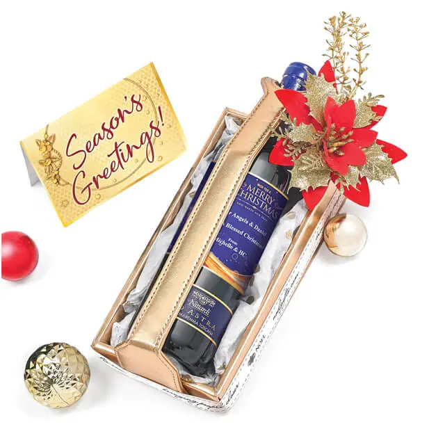 Personalised Wine Gift (Nittardi Ad Astra Maremma Toscana Rosso) - Christmas 2023 - Christmas