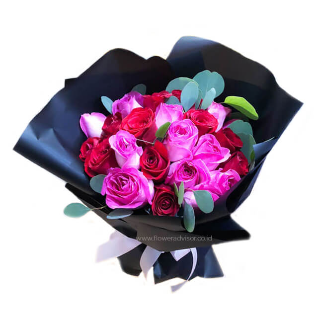 Rose Balayage - Hand Bouquets