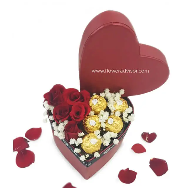 Love In A Heart Box - Valentine's Day