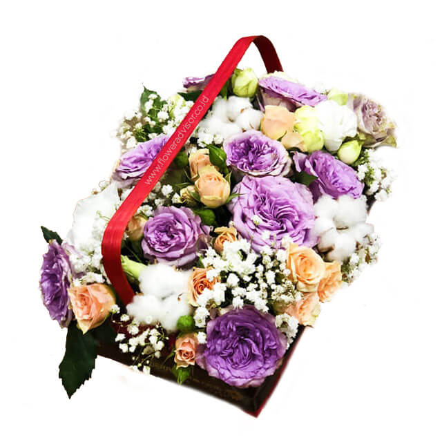 Joyflowers Basket - Mixed Flowers