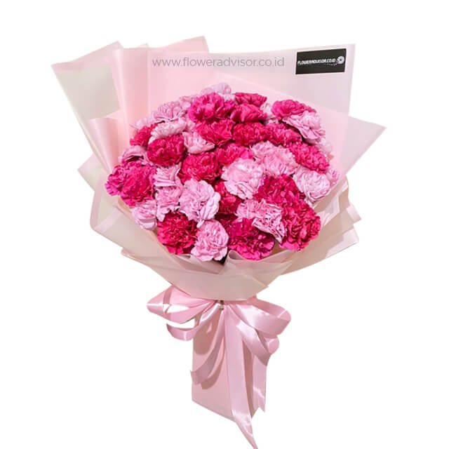 Romantic Eclipse - Romantic Pink Bouquet - Anniversary