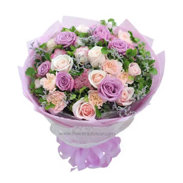 Purple Royal - Hand Bouquets