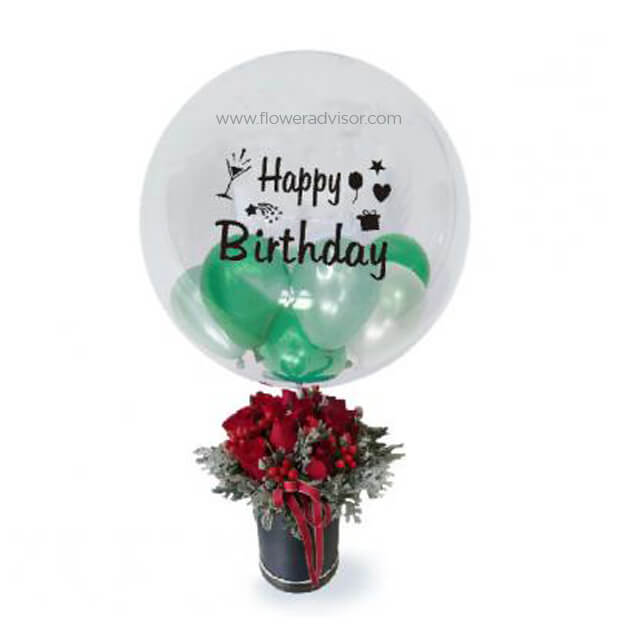 Blooming Balloon - Birthday