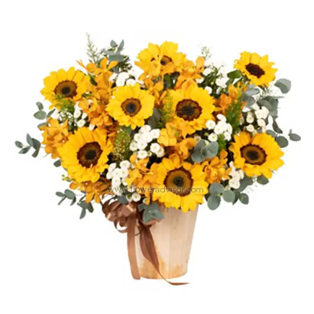 Yellow Burst - Table Flowers