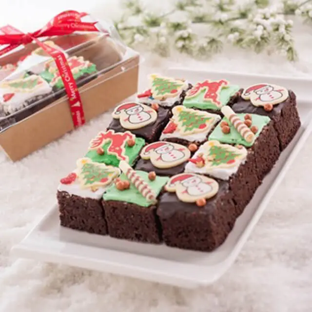 Christmas Mini Brownies (12pcs) - Christmas 2023 - Christmas