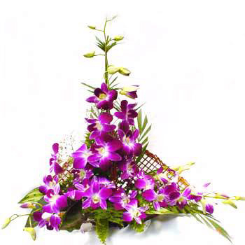 Violet Elegance - Table Flowers