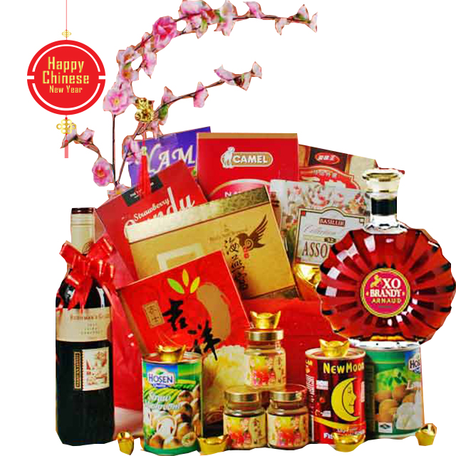 CNY- Red Flavor of Happiness Hampers - Chinese New Year