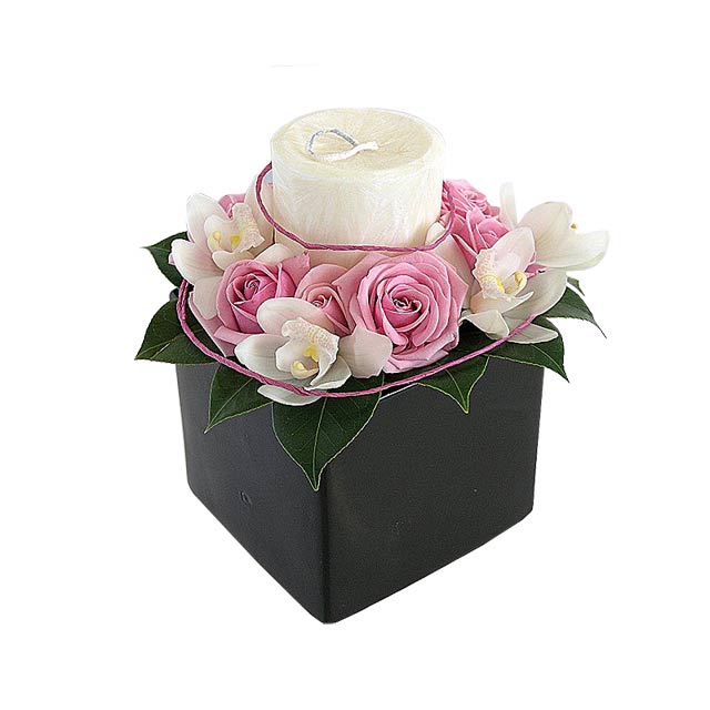 Rose Candle - Romance Flower Gift
