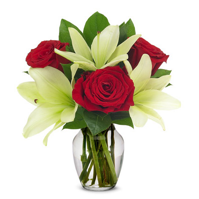 Loving Lily & Rose Bouquet FA - Valentine's Day