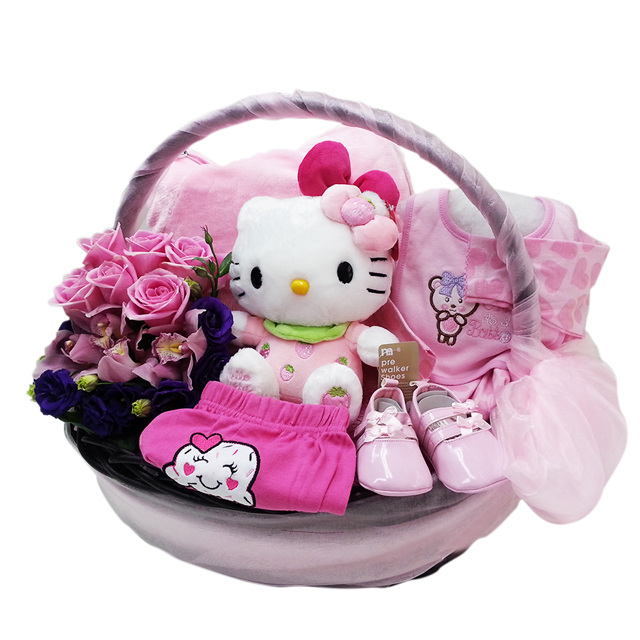 Kitty On Pinky - Baby Gifts