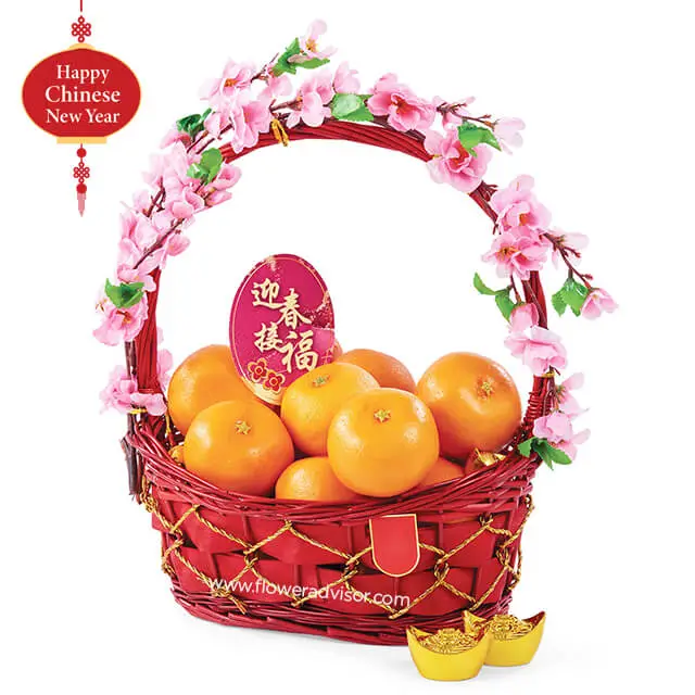 CNY 2022 - Fortune Gold Gift Basket - Chinese New Year