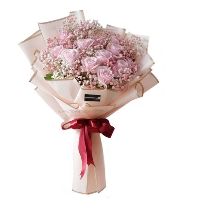 Pinky Rosy - Hand Bouquets