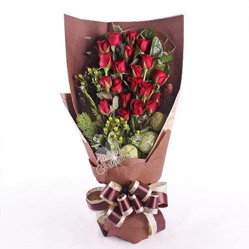 Beautiful Red Roses - Hand Bouquets