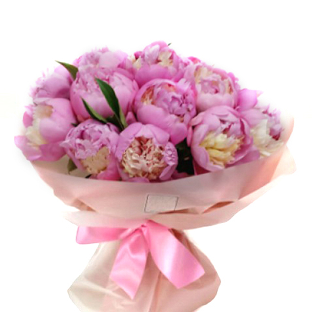 Pink Peony Bouquet - Valentine's Day