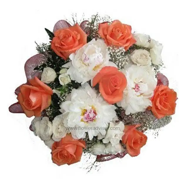 Peaches and Dreams Bouquet - Get Well Soon