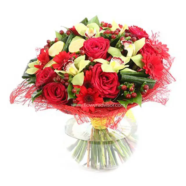Heart Full of Happiness Bouquet - Anniversary