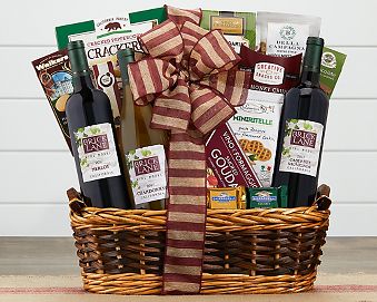 Winery Trio Gift Basket - Gourmet Hampers