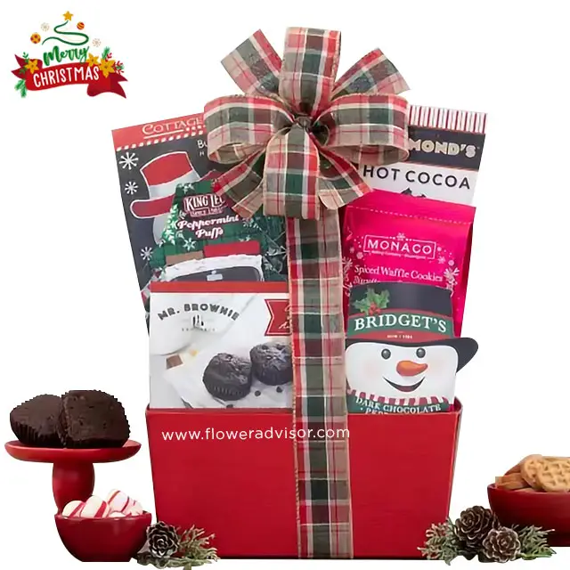 CHRISTMAS 2022 - Sweet Winter Assortment Gift Basket - Christmas