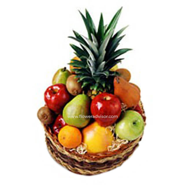 Five A Day Healthy Option Fruit Basket - Get Well Soon
