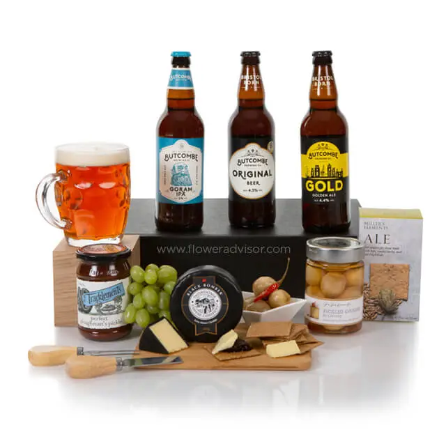 Ploughmans Beer & Cheese Hamper - Fathers Day