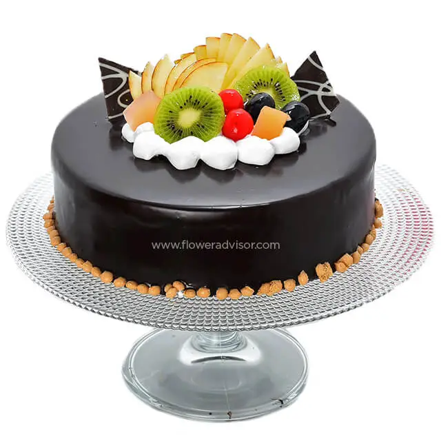 Fruit Chocolate Cake 1kg - Birthday