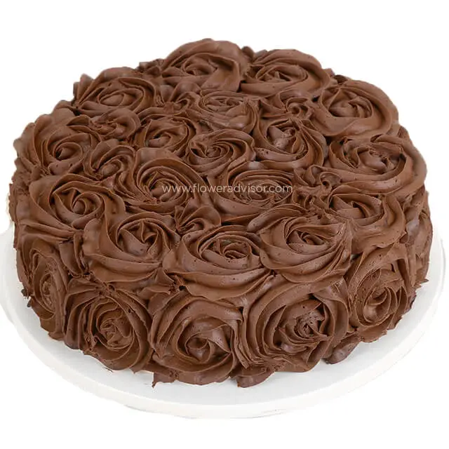 Chocolaty Rose Cake 1kg - Anniversary