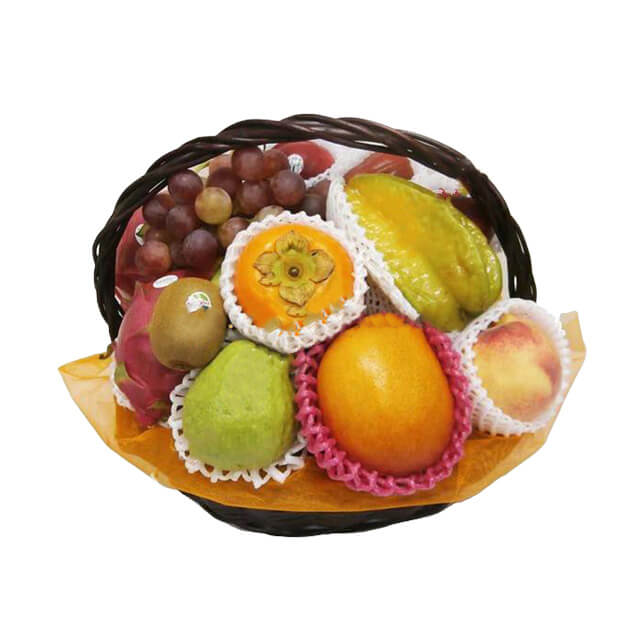 Exclusive Mid-Autumn Fruit & Wine Gift Basket - MAF 2024 - Mid-Autumn Festival