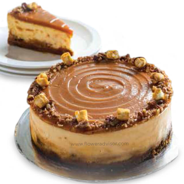 Tangy Caramel Cheesecake (1kg) - Cakes