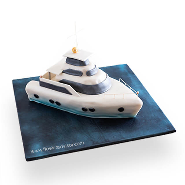 Cruiser Yacht Cake - Birthday