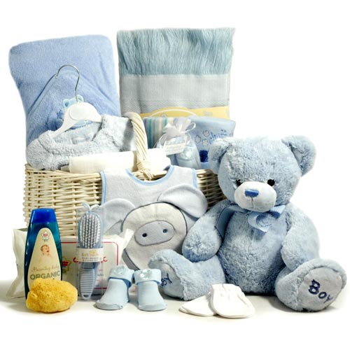 Luxury Baby Boy Basket - New Borns