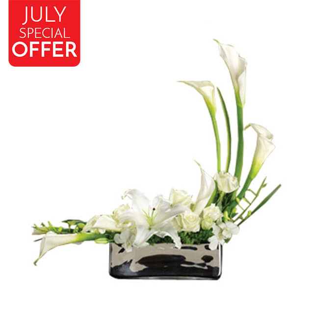 JSO - Deluxe Lily Tranquility - Table Flowers