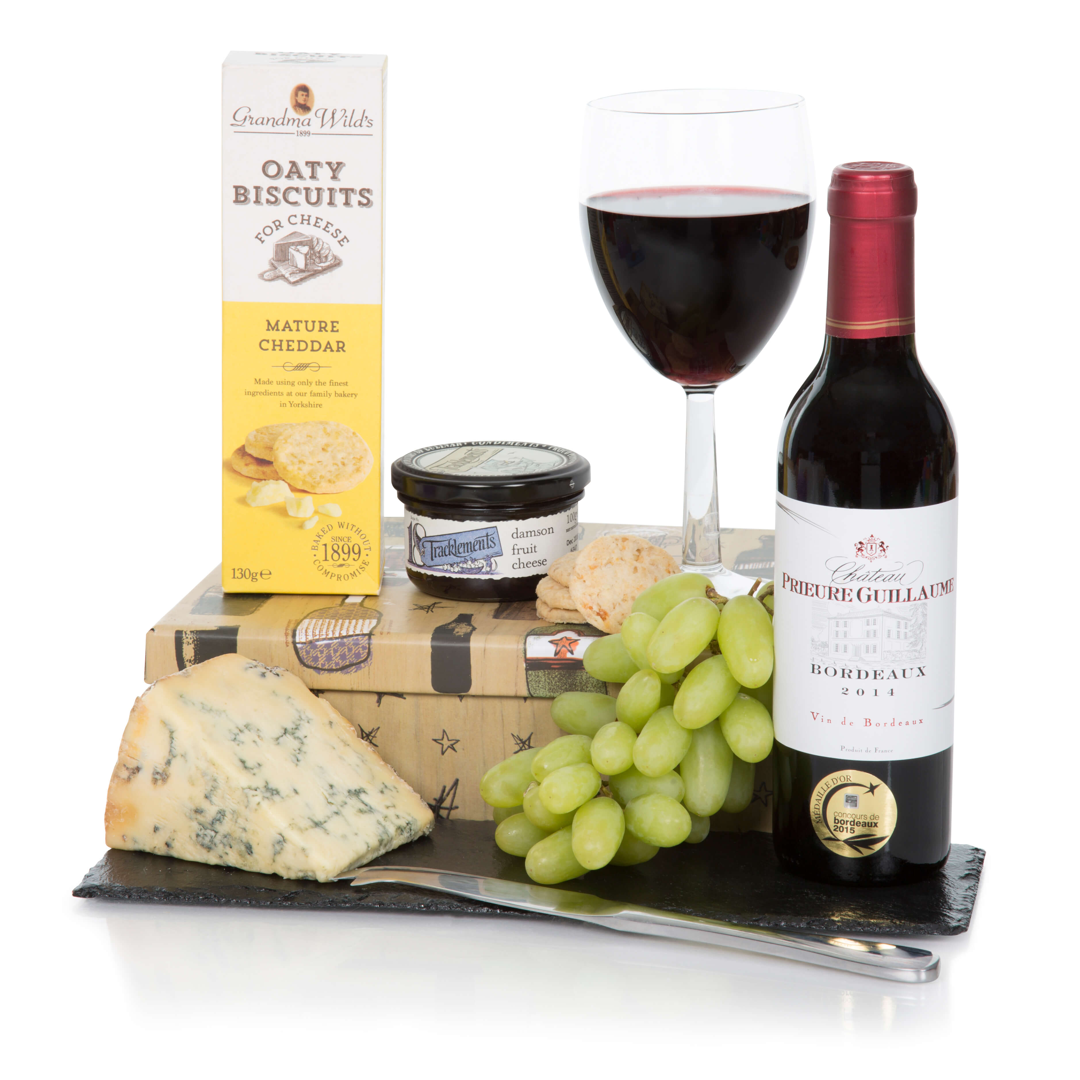 Red Wine and Stilton Hamper - Fathers Day